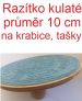 Dřevěné kulaté razítko průměr 10 cm 3